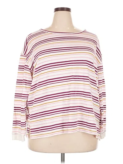 Pre-owned Maurices Pullover Sweater In White