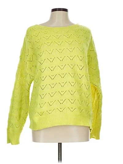Pre-owned Maurices Pullover Sweater In Yellow