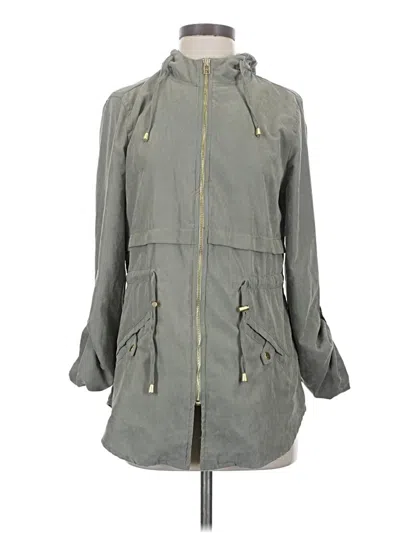 Pre-owned Maurices Raincoat In Gray