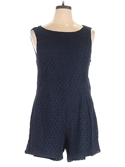 Pre-owned Maurices Romper In Blue