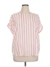 Maurices Short Sleeve Blouse In Pink