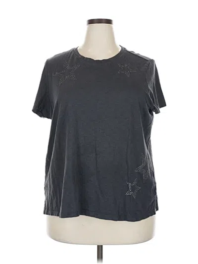 Pre-owned Maurices Short Sleeve T-shirt In Gray