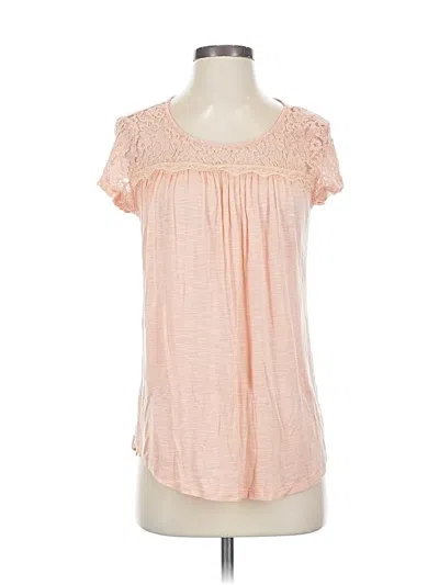 Pre-owned Maurices Short Sleeve T-shirt In Pink
