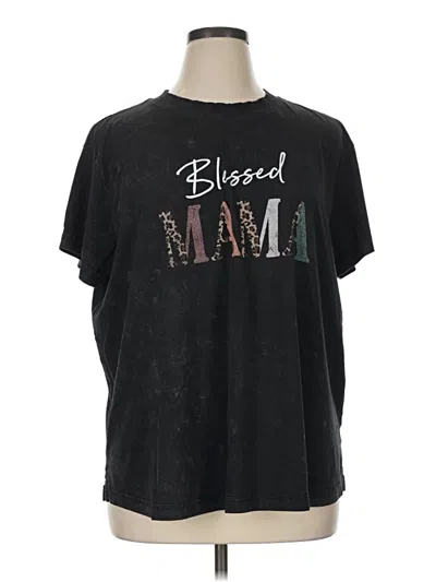 Pre-owned Maurices Short Sleeve T-shirt In Black