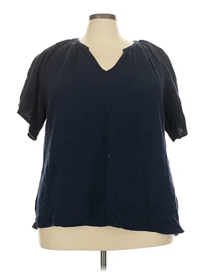Pre-owned Maurices Short Sleeve T-shirt In Blue