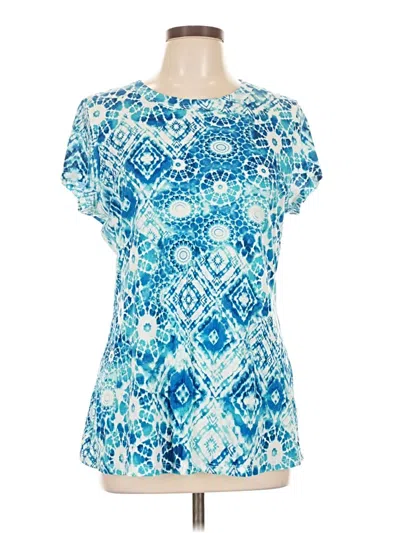 Pre-owned Maurices Short Sleeve T-shirt In Blue