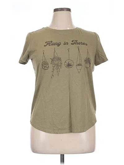 Pre-owned Maurices Short Sleeve T-shirt In Green