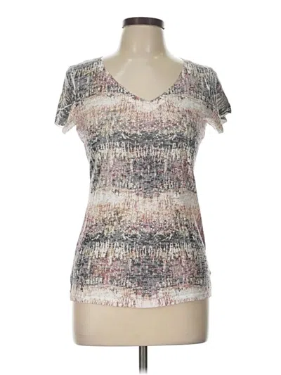 Pre-owned Maurices Short Sleeve T-shirt In Ivory