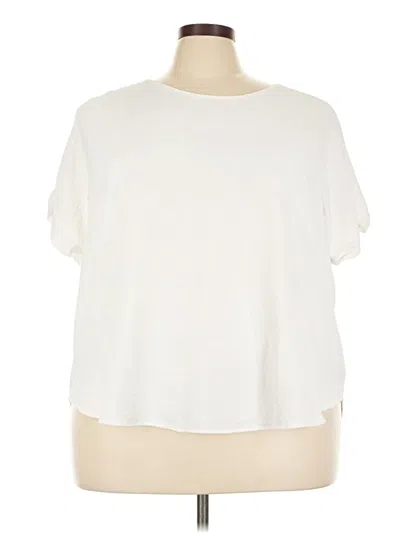 Pre-owned Maurices Short Sleeve T-shirt In Ivory
