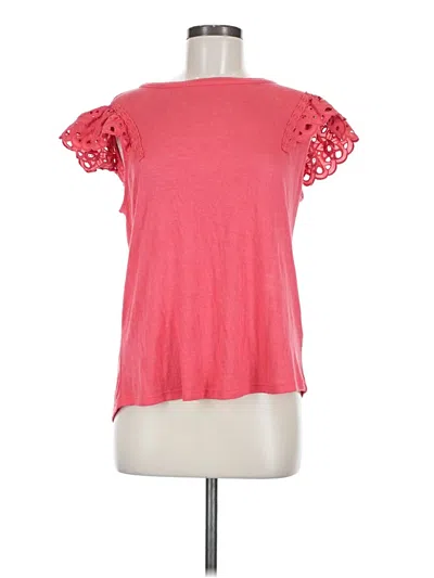 Pre-owned Maurices Short Sleeve T-shirt In Pink