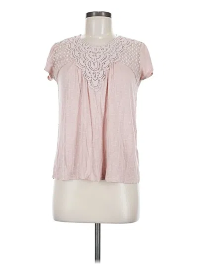 Pre-owned Maurices Short Sleeve T-shirt In Pink