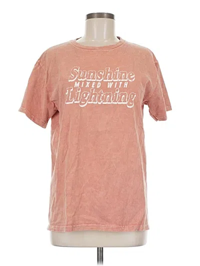 Pre-owned Maurices Short Sleeve T-shirt In Pink