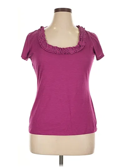 Pre-owned Maurices Short Sleeve T-shirt In Purple