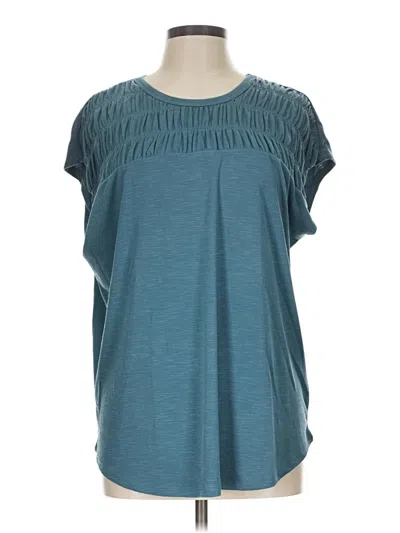 Pre-owned Maurices Short Sleeve T-shirt In Teal