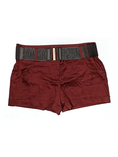 Pre-owned Maurices Shorts In Burgundy