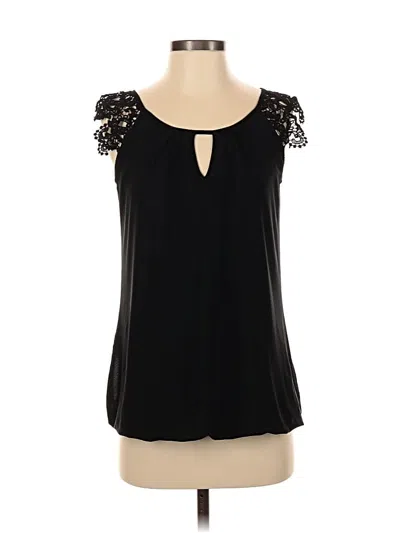 Pre-owned Maurices Sleeveless Blouse In Black