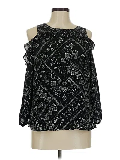 Pre-owned Maurices Sleeveless Blouse In Black