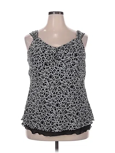 Pre-owned Maurices Sleeveless Blouse In Black