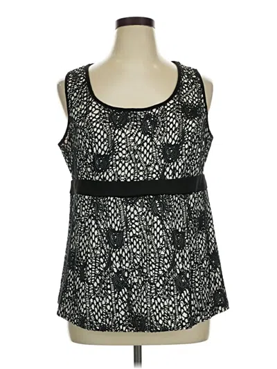 Pre-owned Maurices Sleeveless Blouse In Black