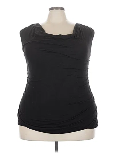 Pre-owned Maurices Sleeveless Blouse In Black