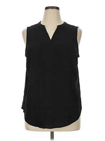 Pre-owned Maurices Sleeveless Blouse In Black