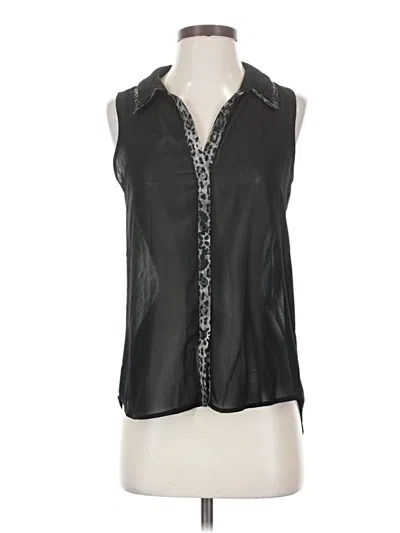 Pre-owned Maurices Sleeveless Blouse In Black