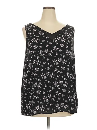 Pre-owned Maurices Sleeveless Blouse In Black