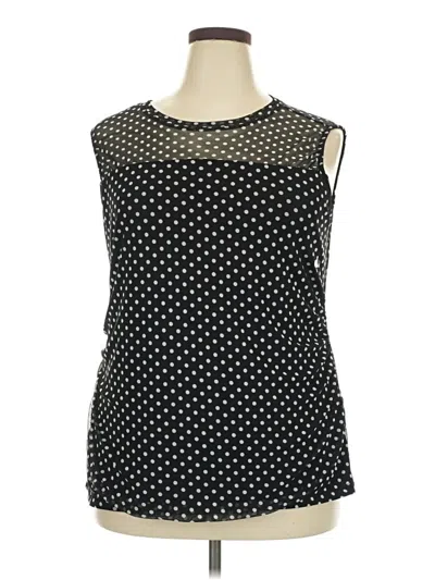 Maurices Sleeveless Blouse In Black