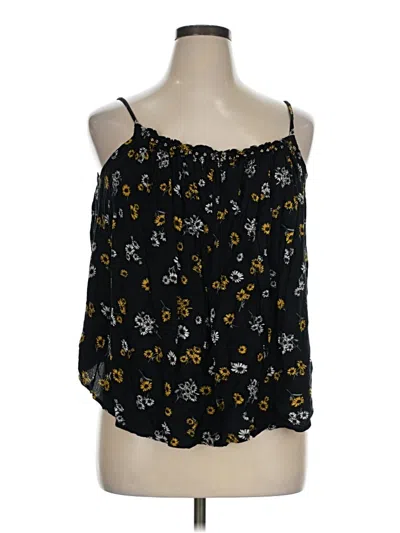 Pre-owned Maurices Sleeveless Blouse In Black