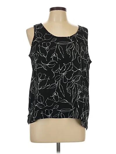 Pre-owned Maurices Sleeveless Blouse In Black