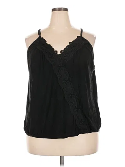 Pre-owned Maurices Sleeveless Blouse In Black