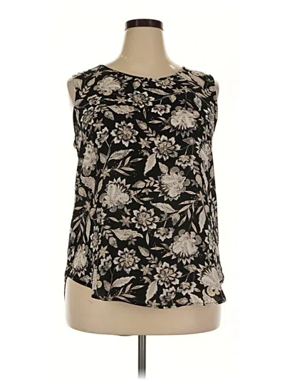 Pre-owned Maurices Sleeveless Blouse In Black