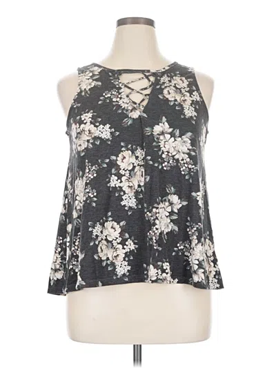 Pre-owned Maurices Sleeveless Blouse In Black