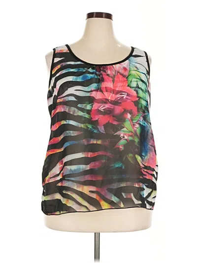 Pre-owned Maurices Sleeveless Blouse In Black