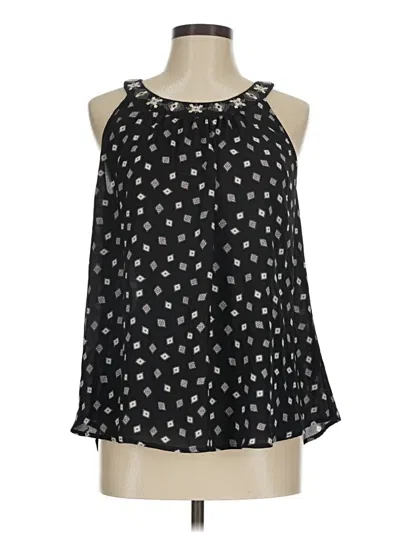 Pre-owned Maurices Sleeveless Blouse In Black