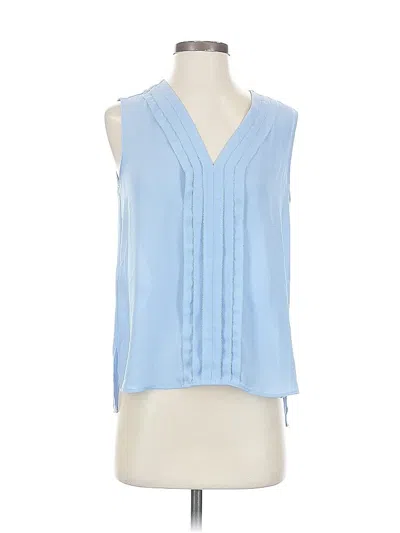 Pre-owned Maurices Sleeveless Blouse In Blue