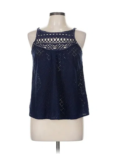 Pre-owned Maurices Sleeveless Blouse In Blue
