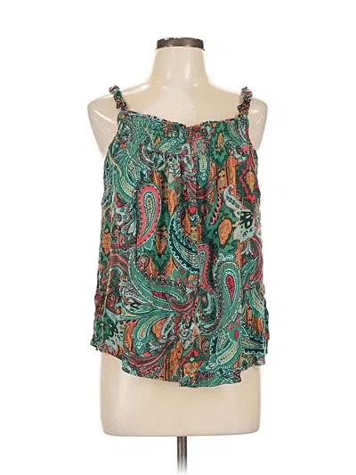 Pre-owned Maurices Sleeveless Blouse In Blue