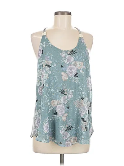 Pre-owned Maurices Sleeveless Blouse In Blue