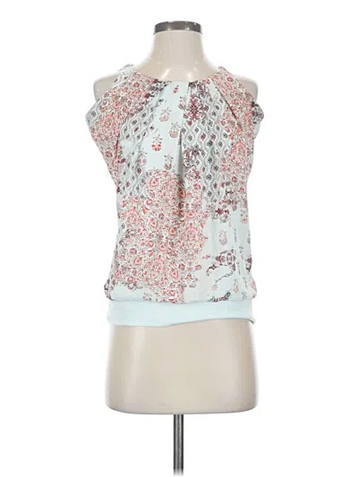 Pre-owned Maurices Sleeveless Blouse In Blue