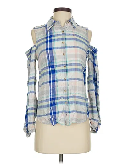 Pre-owned Maurices Sleeveless Blouse In Blue