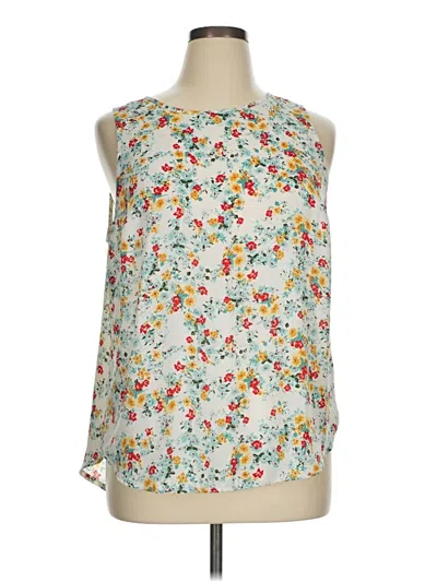 Pre-owned Maurices Sleeveless Blouse In Blue