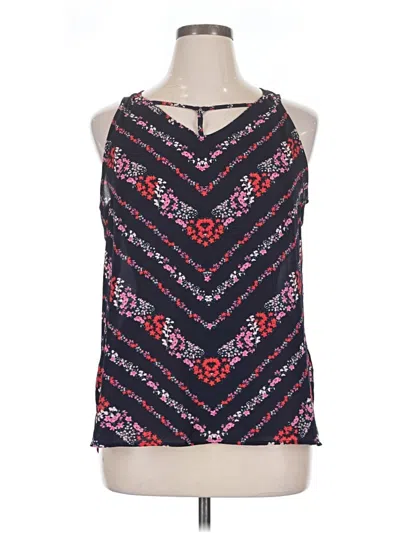 Pre-owned Maurices Sleeveless Blouse In Blue