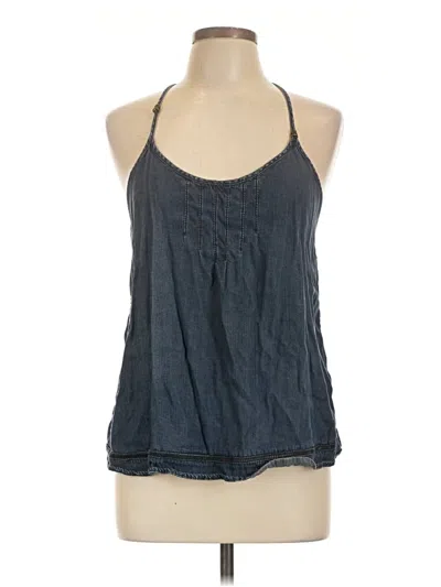 Pre-owned Maurices Sleeveless Blouse In Blue