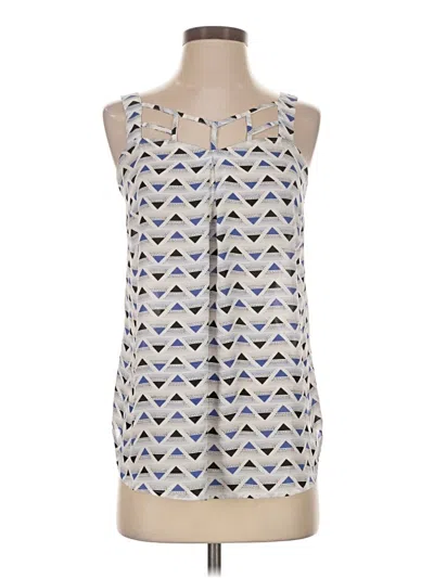 Pre-owned Maurices Sleeveless Blouse In Blue