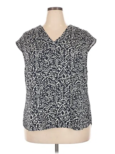 Pre-owned Maurices Sleeveless Blouse In Blue
