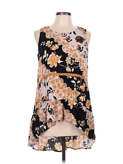 Pre-owned Maurices Sleeveless Blouse In Brown