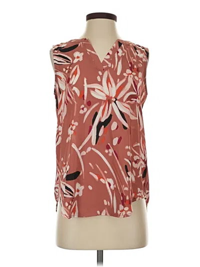 Pre-owned Maurices Sleeveless Blouse In Brown