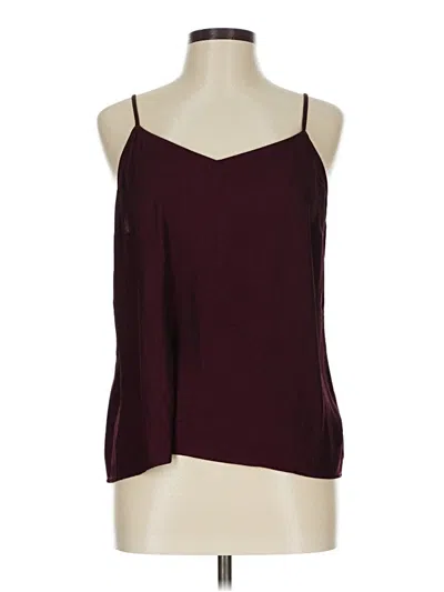 Pre-owned Maurices Sleeveless Blouse In Burgundy