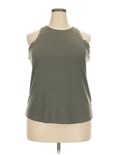 Pre-owned Maurices Sleeveless Blouse In Gray